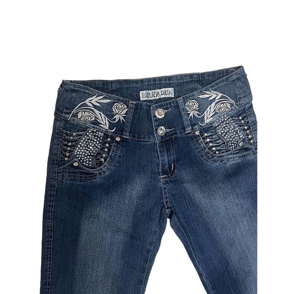 NWT Silver Diva Colombian  pushup Jeans sz 11 - Picture 2 of 6